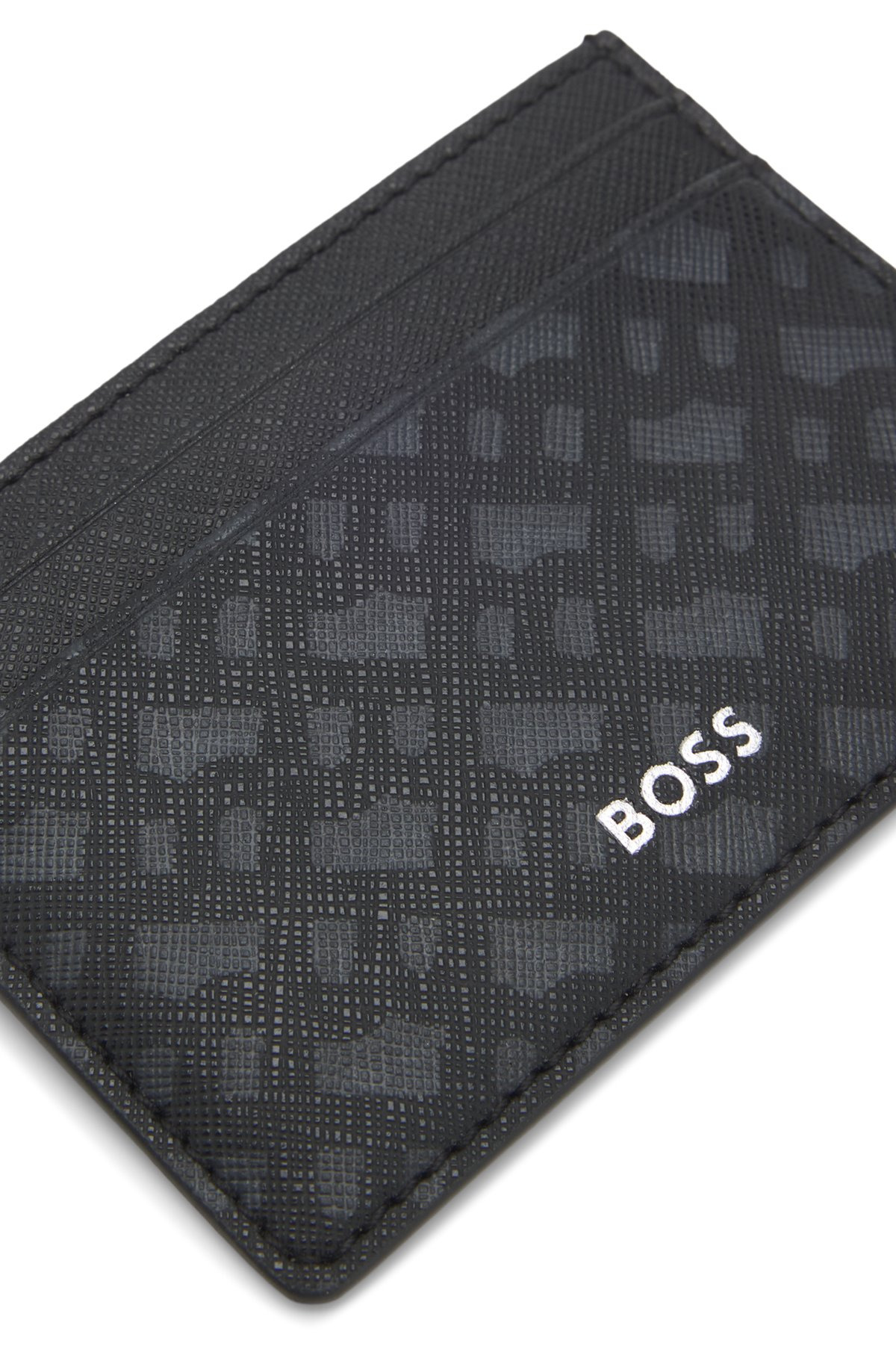 MONOGRAM CARD HOLDER WITH FOIL-EMBOSSED LOGO - 3