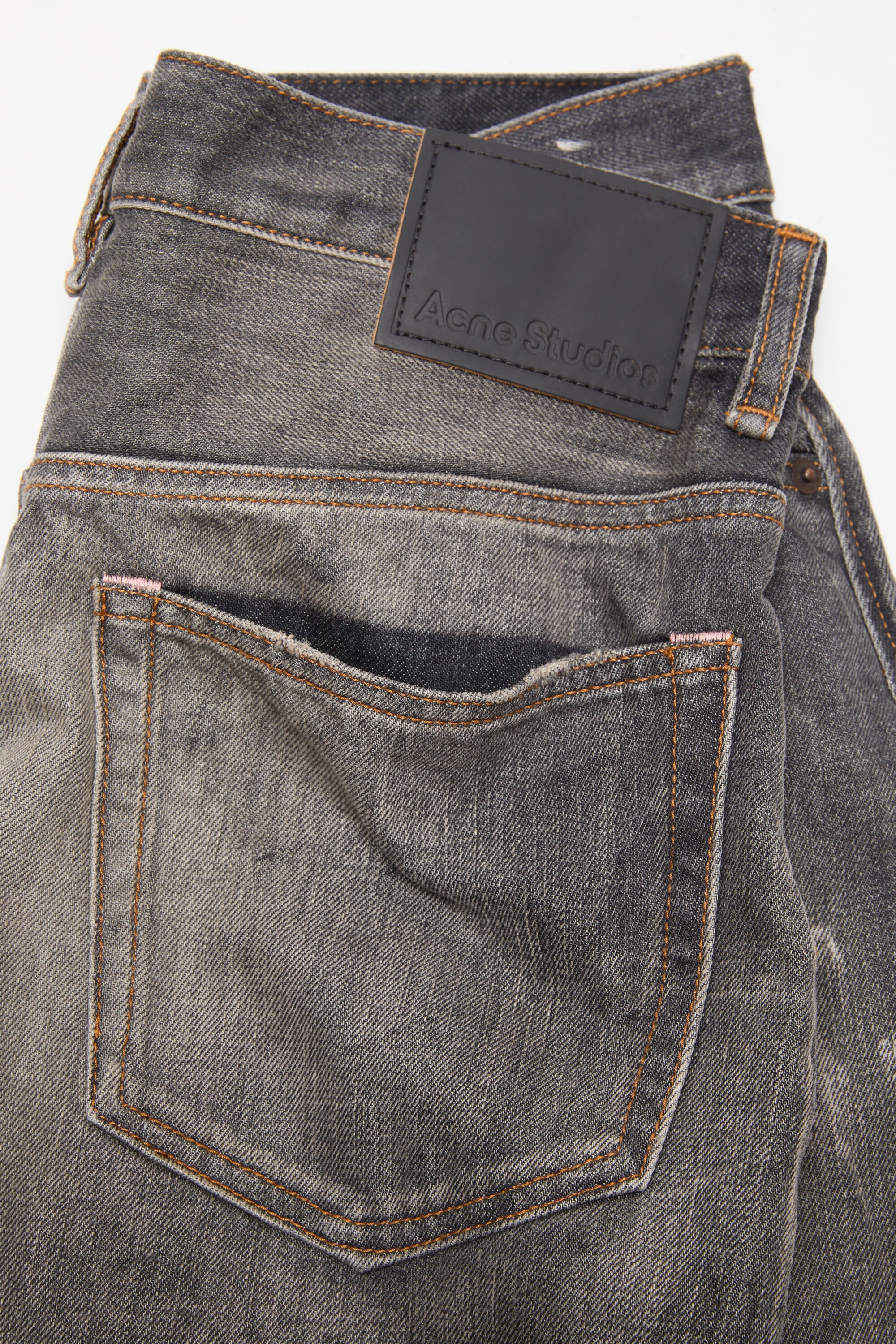 Denim shorts - loose fit - Black - 5