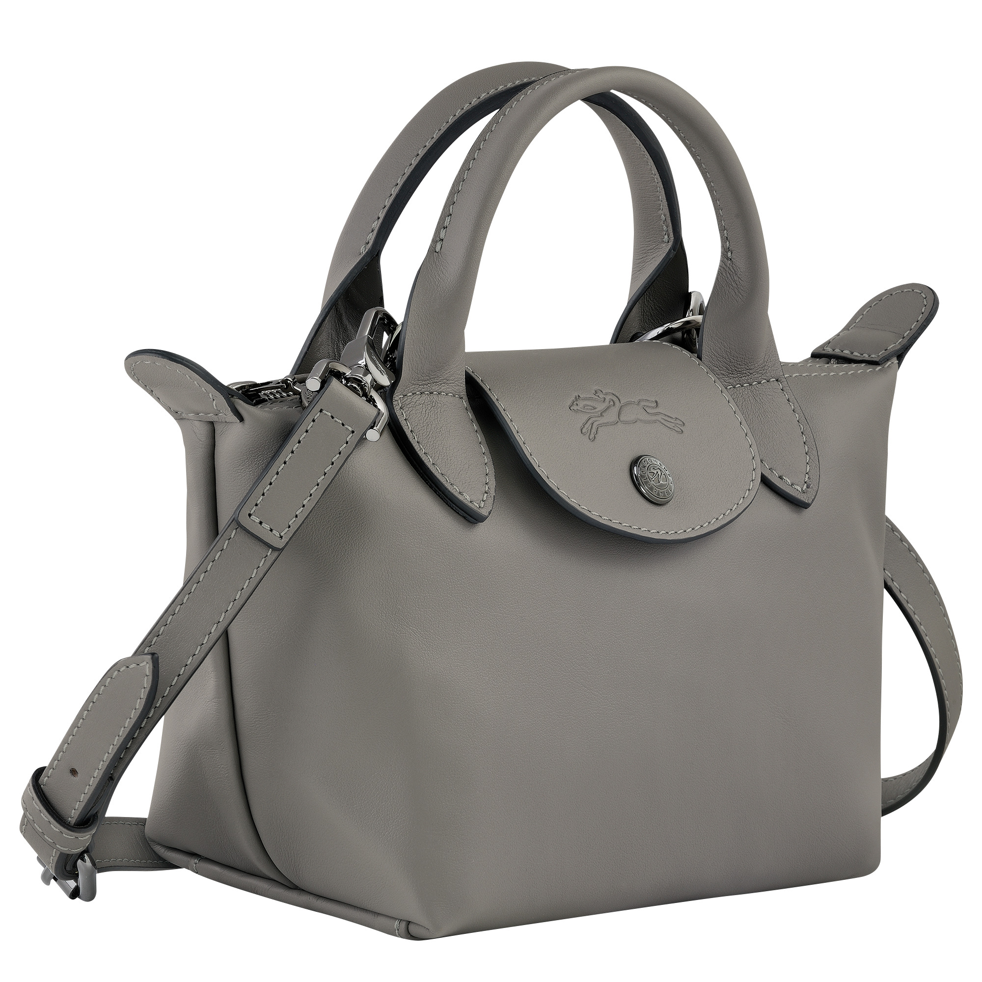Le Pliage Xtra XS Handbag Turtledove - Leather - 3