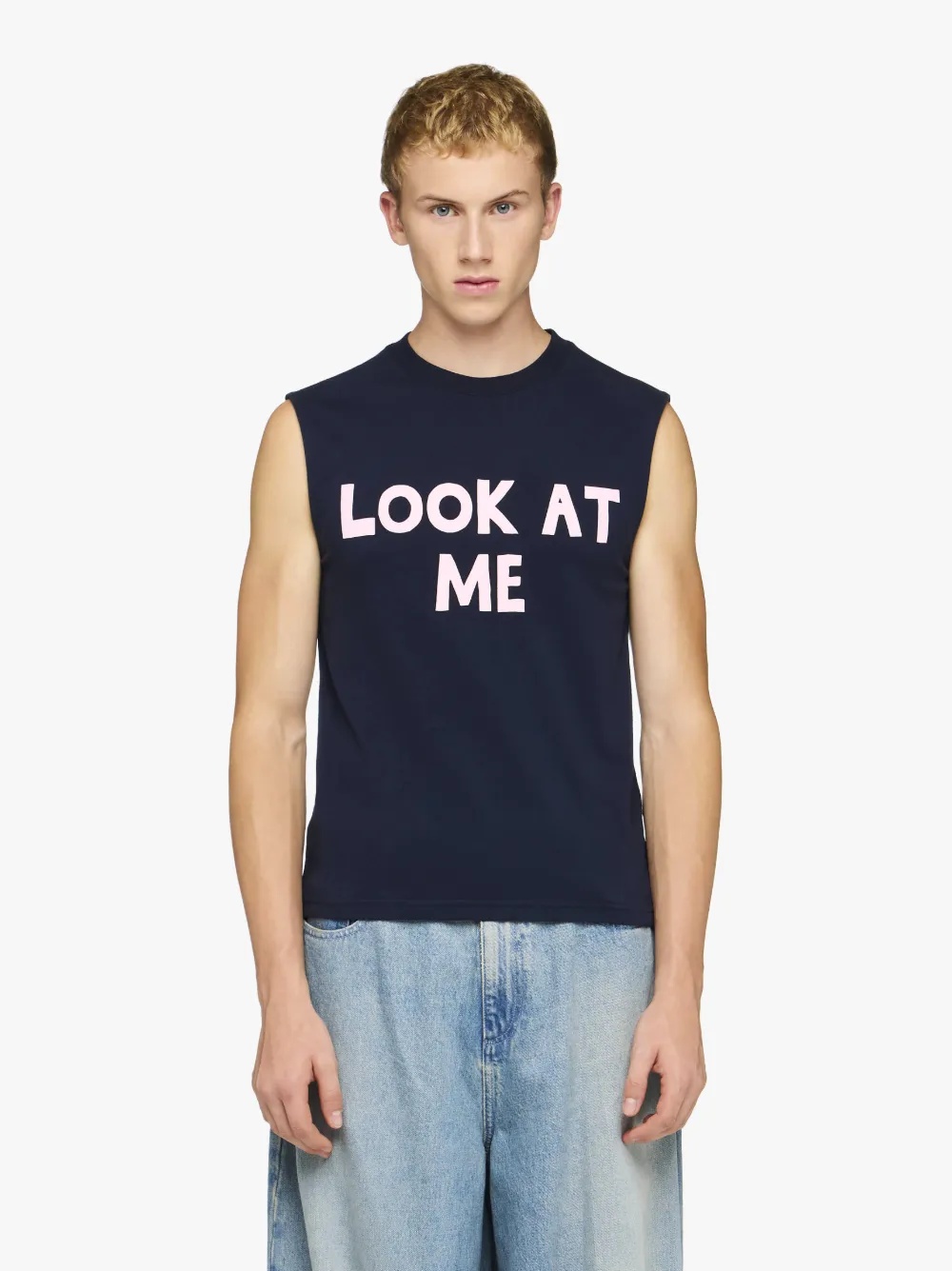 LOOK AT ME PRINTED TANK TOP - 2