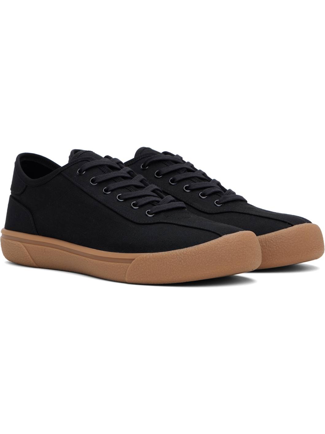 Black Canvas Sneakers - 4