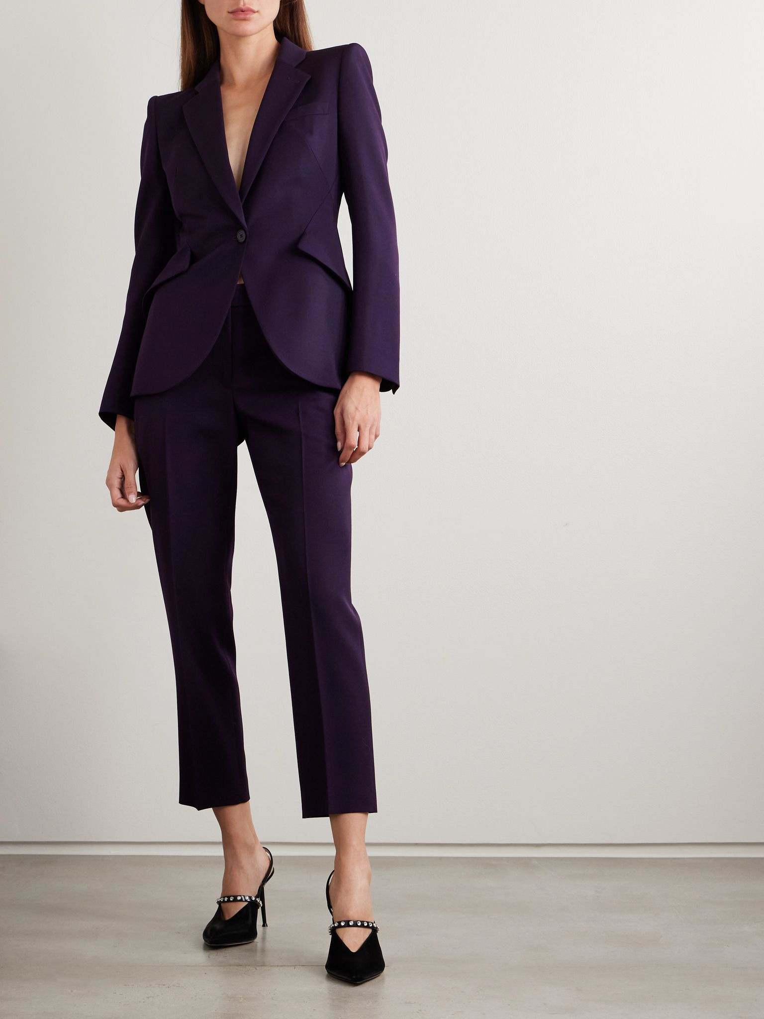 Wool blazer Purple - 2
