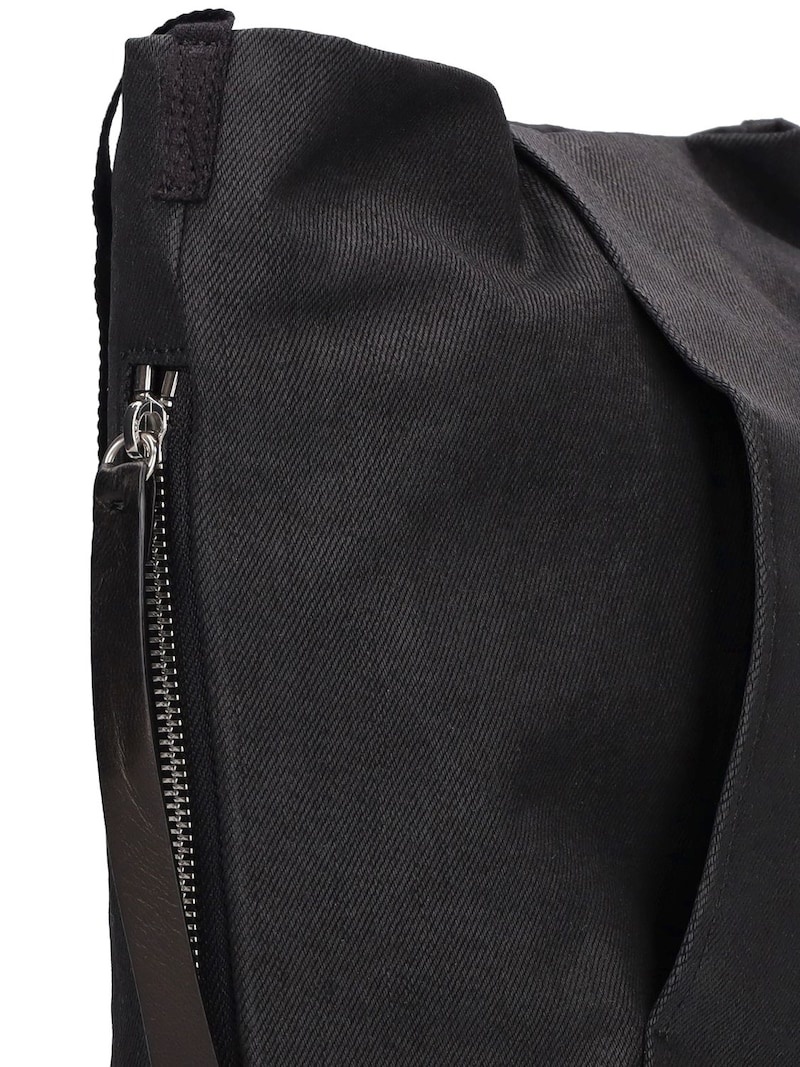 Myra waxed cotton pocket bag - 4