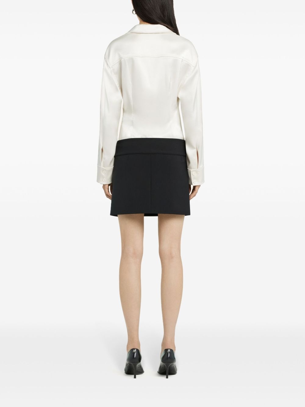 belted mini skirt - 4