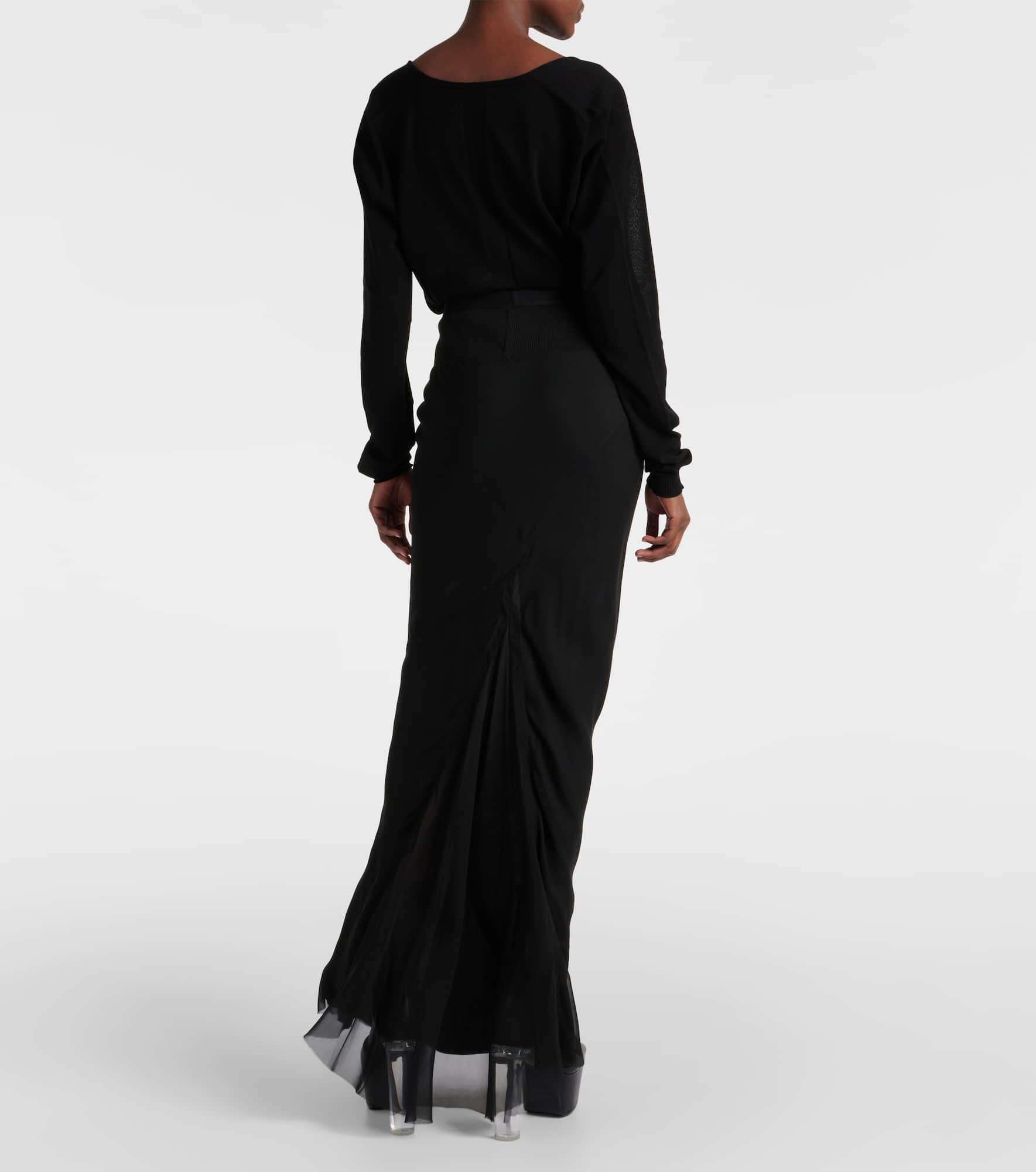Silk maxi skirt - 3