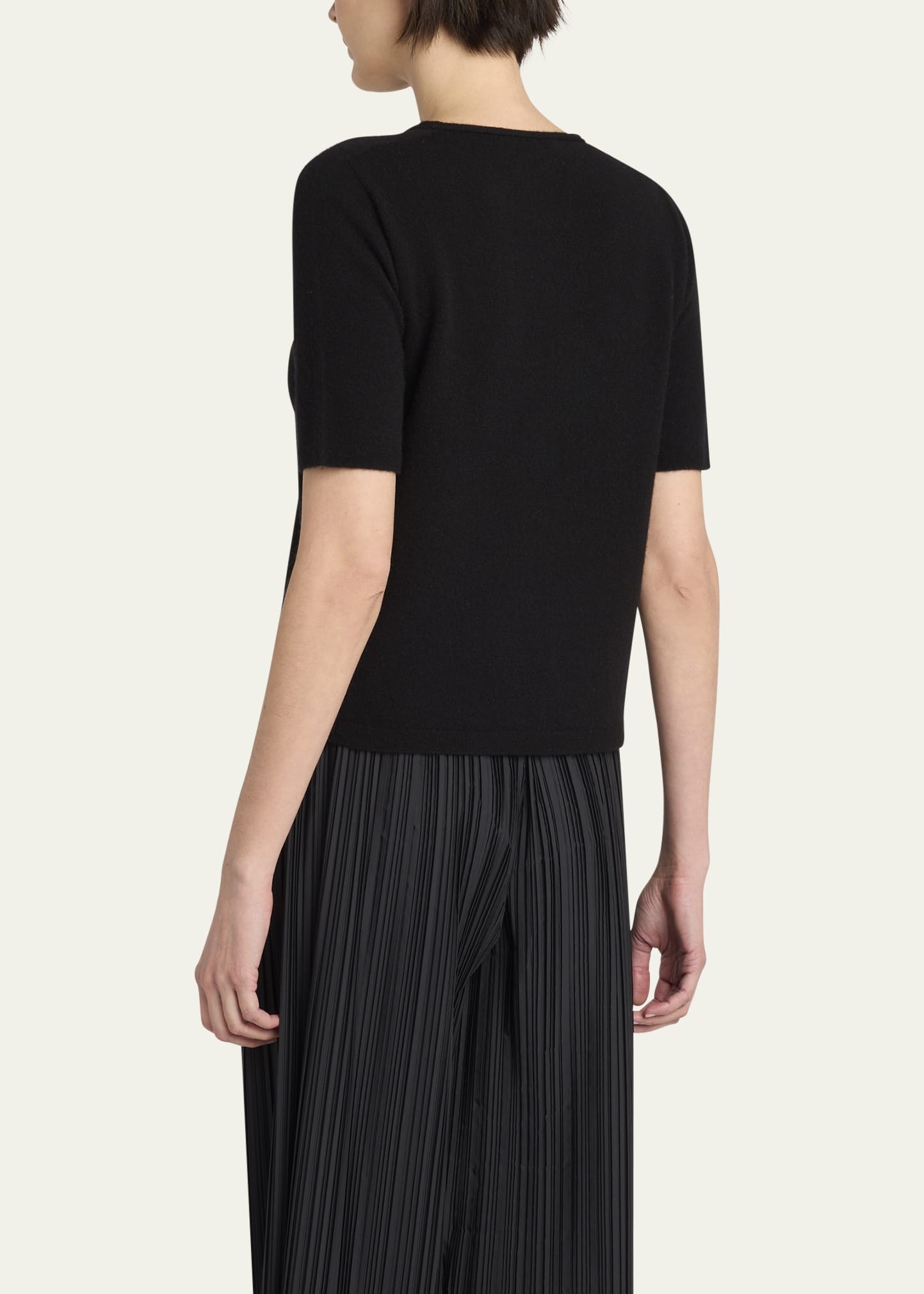 Ipar Short Sleeve Cashmere Top - 3
