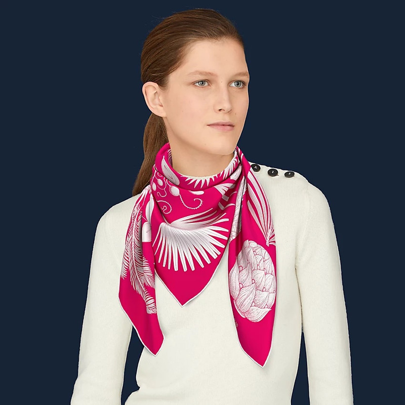 Hermès Index Palmarum scarf 90 outlook