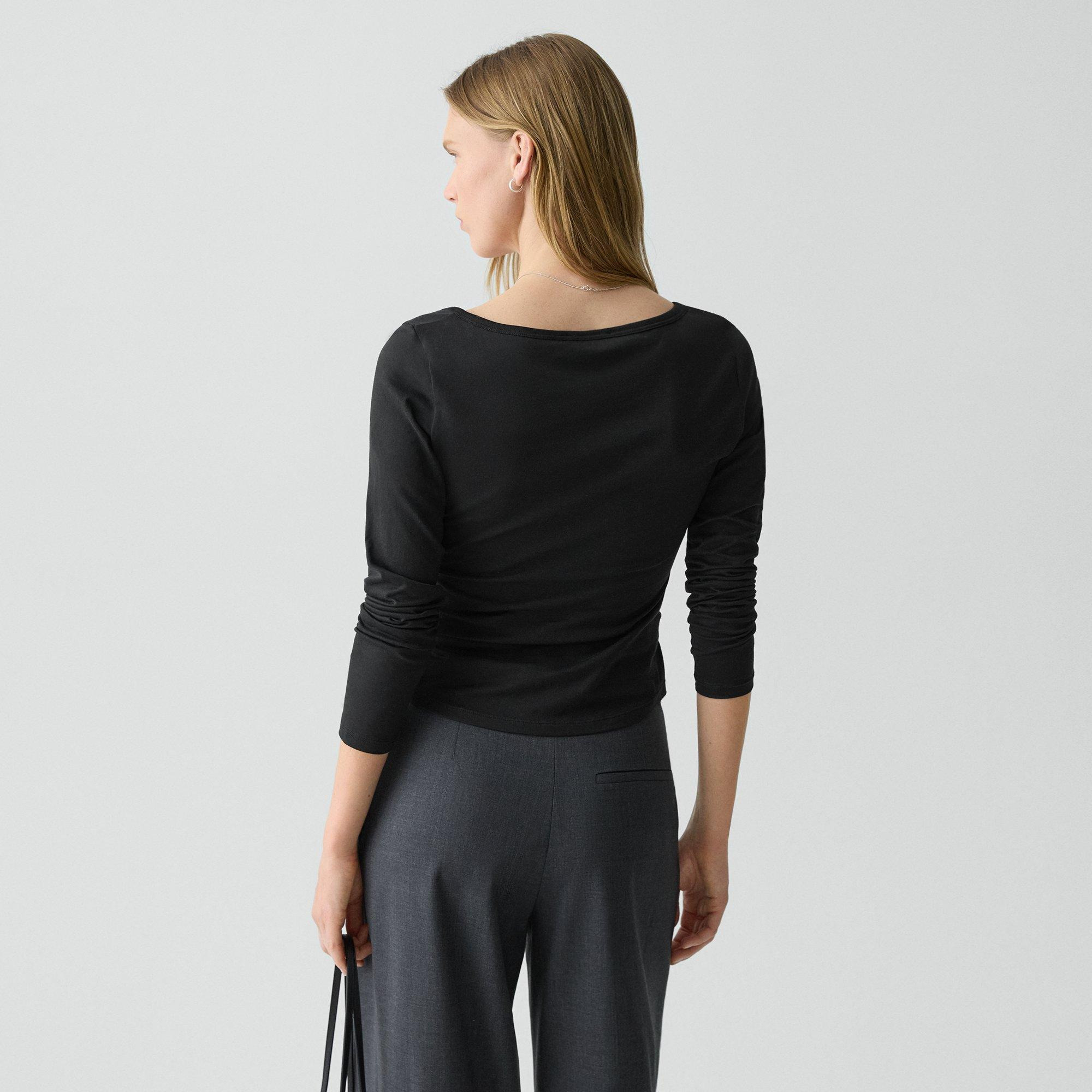 Square Neck Tee in Certified Organic Cotton - 4