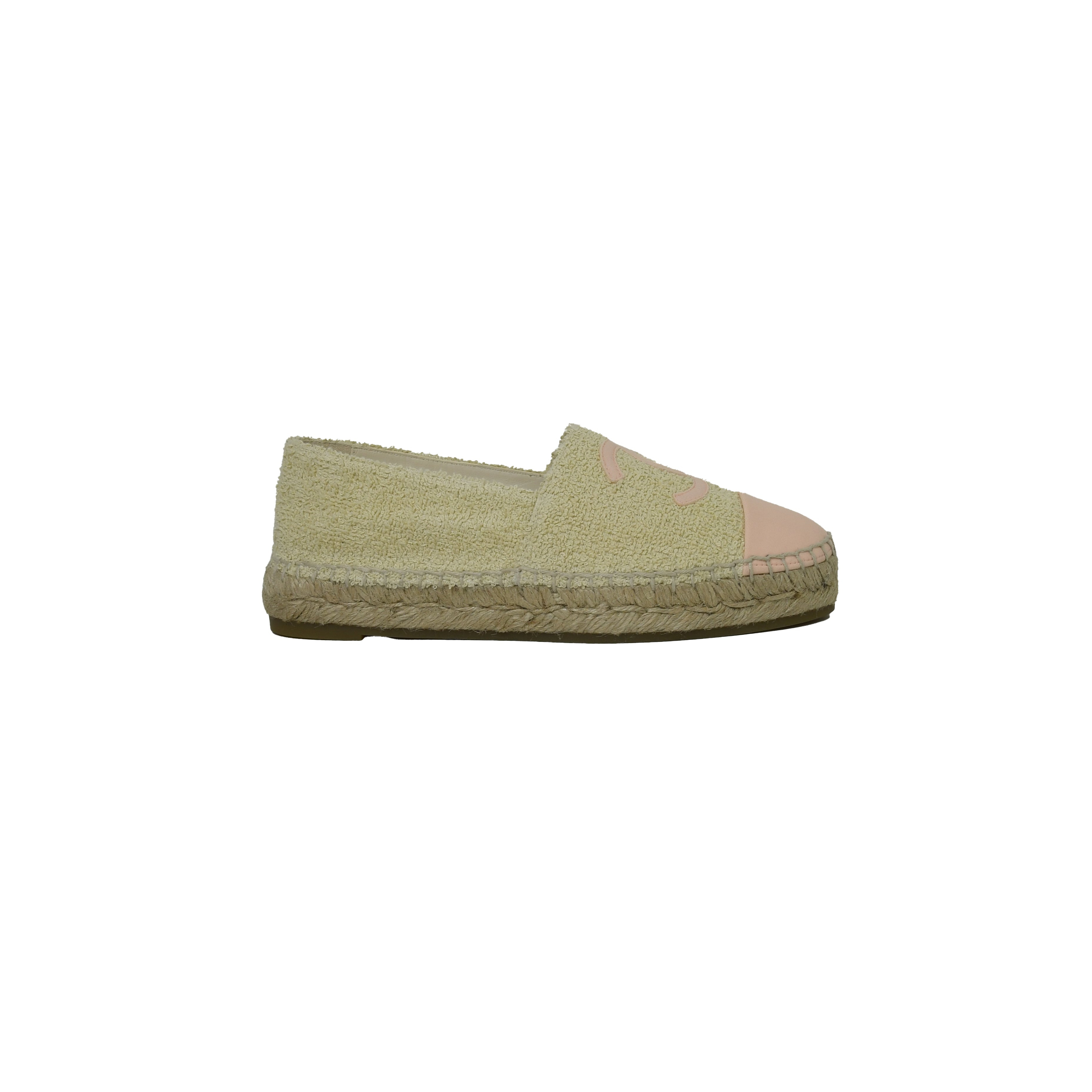 Chanel Fabric Espadrilles Ivory Light Beige - 2