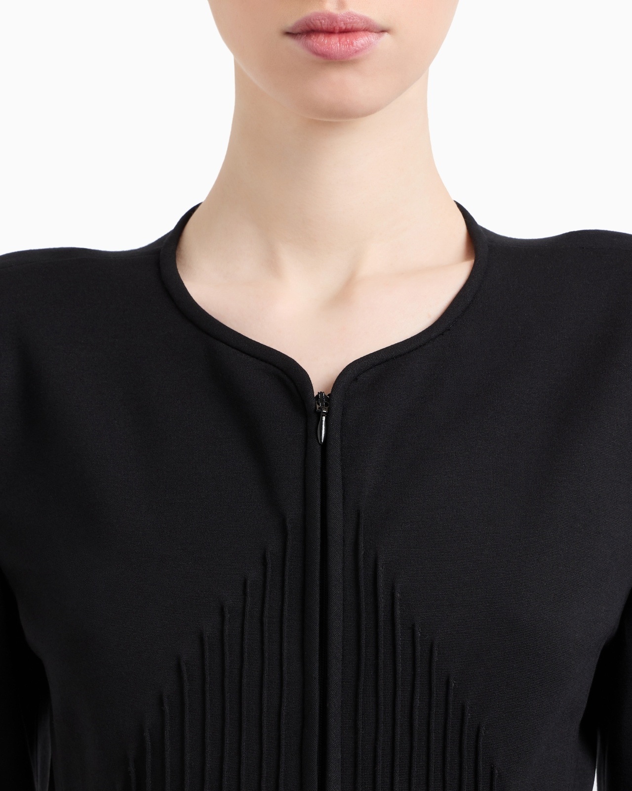 MILANO-STITCH JACKET WITH SHOULDER PADS - 5