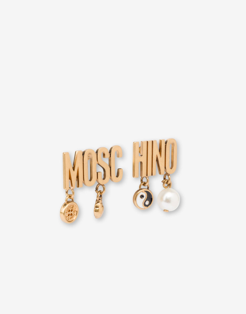 LETTERING DROP EARRINGS - 1