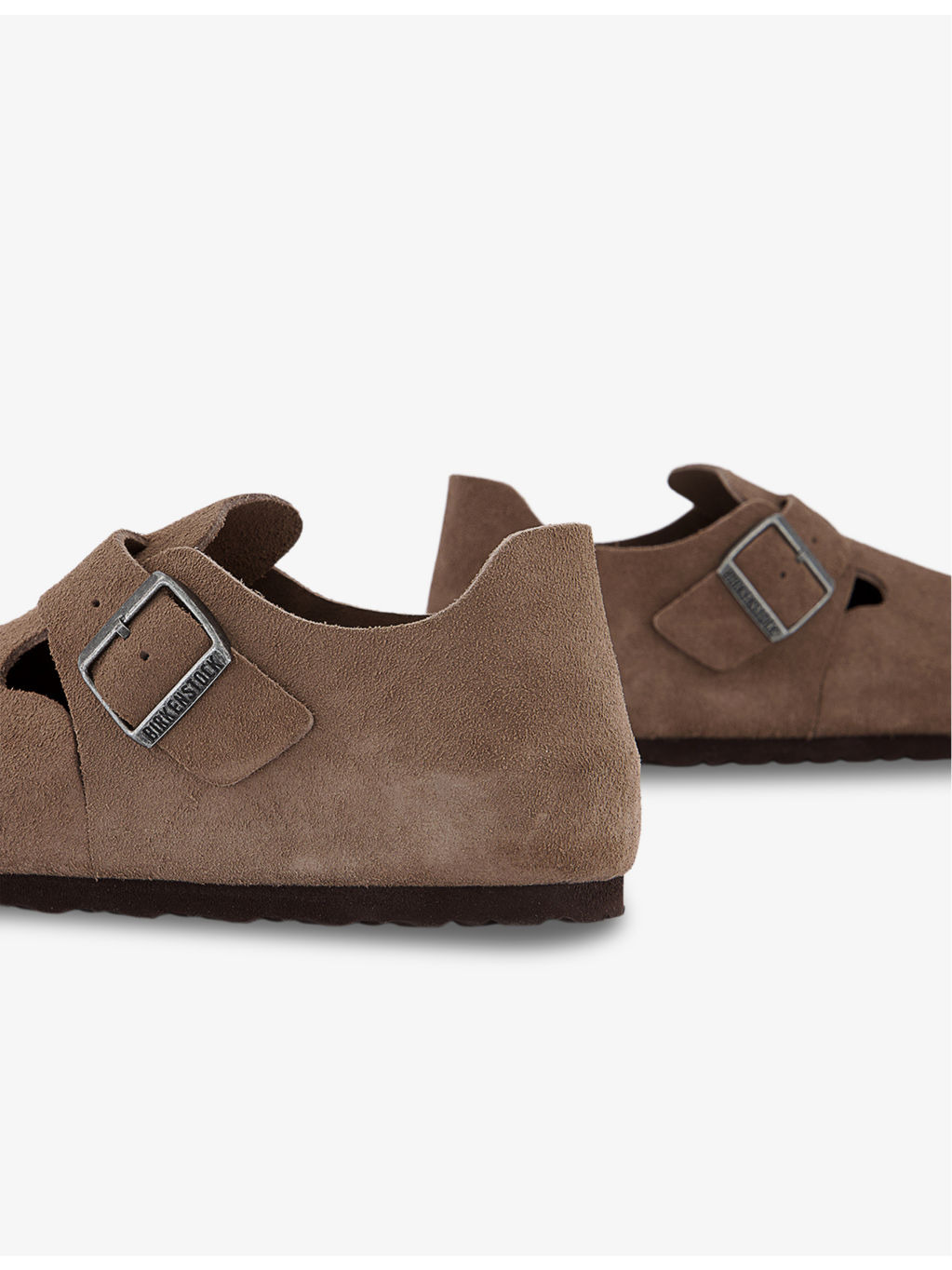 London raised-heel suede shoes - 5