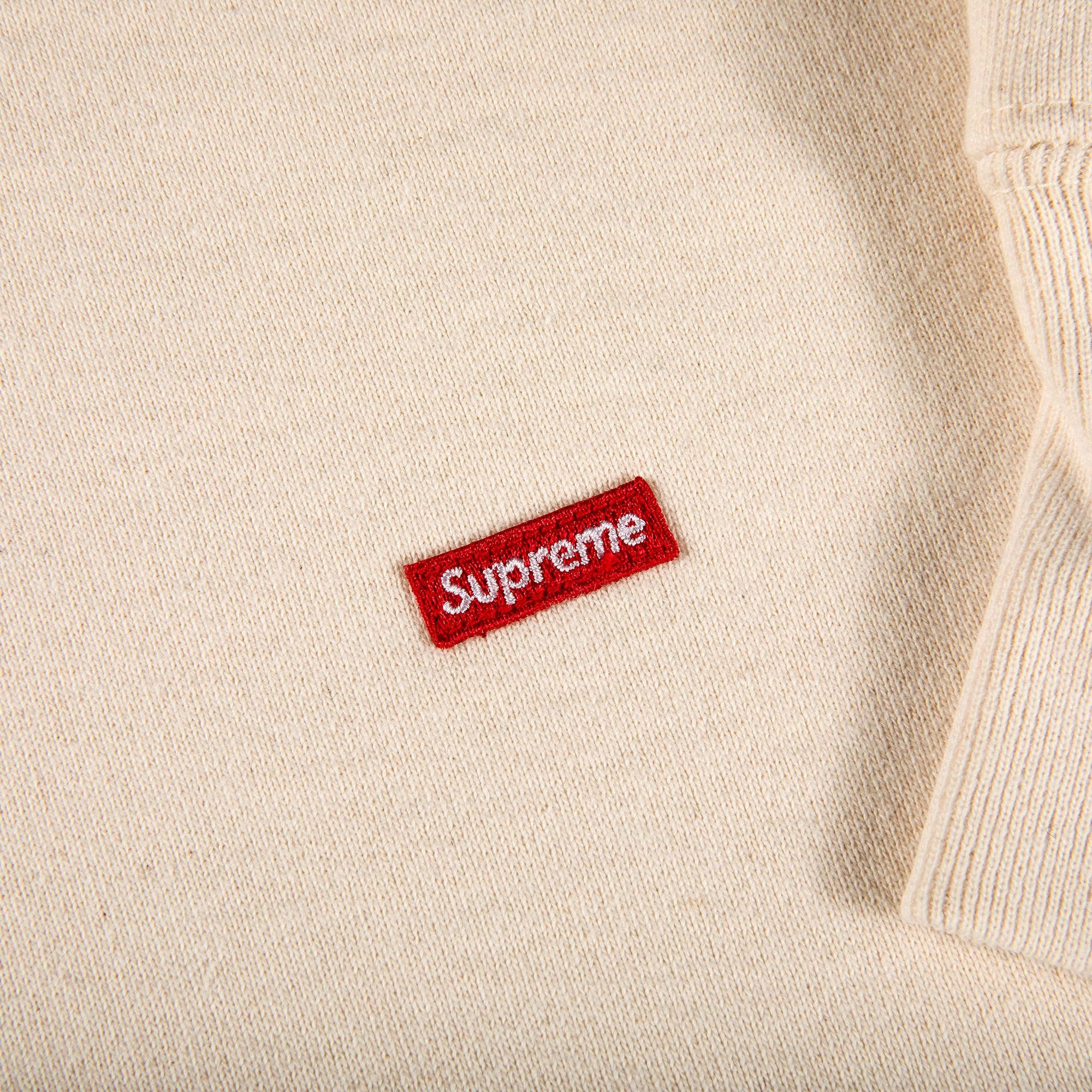 Supreme Small Box Crewneck 'Natural' - 2