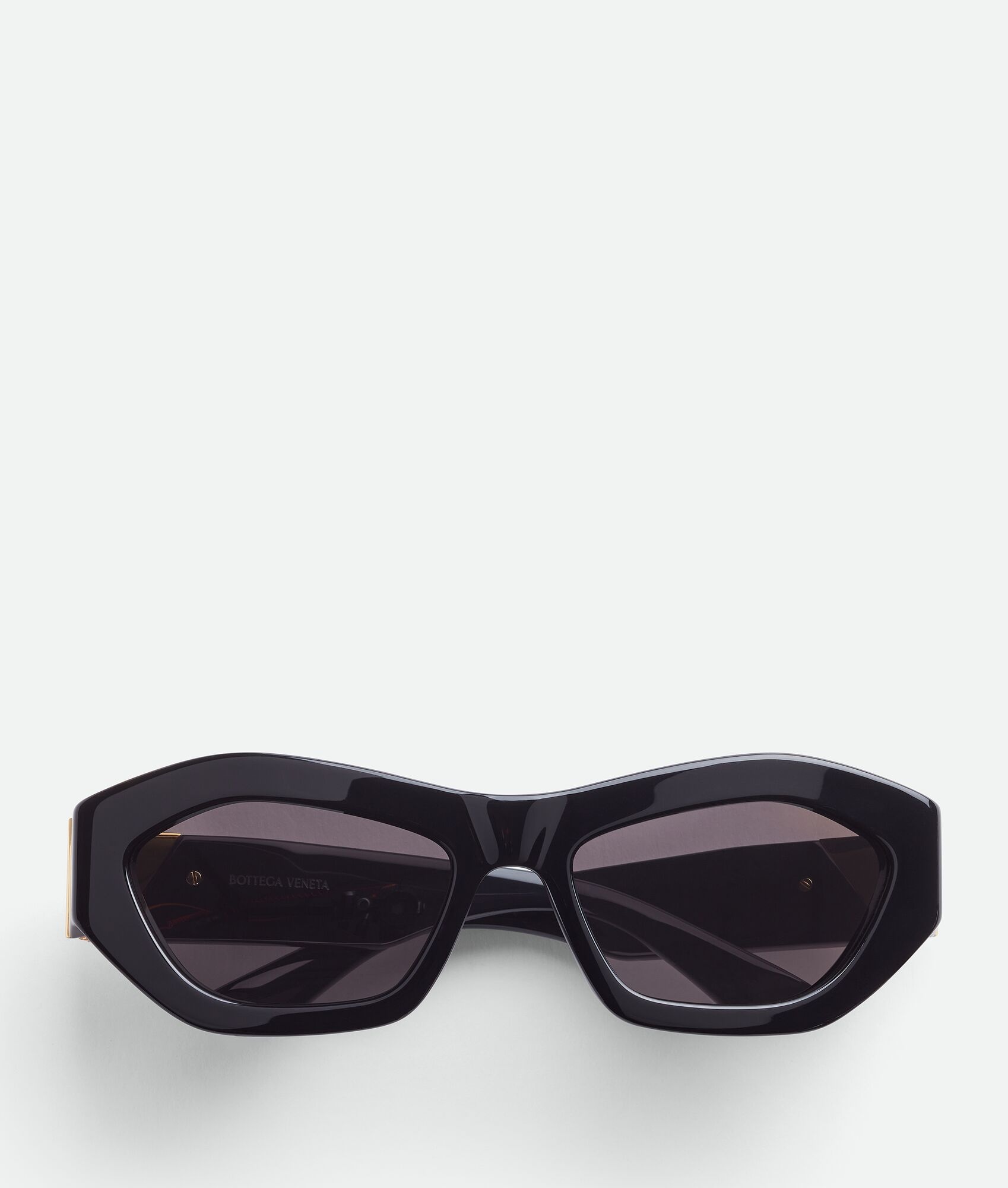 Bottega Veneta Black Cat-Eye Sunglasses