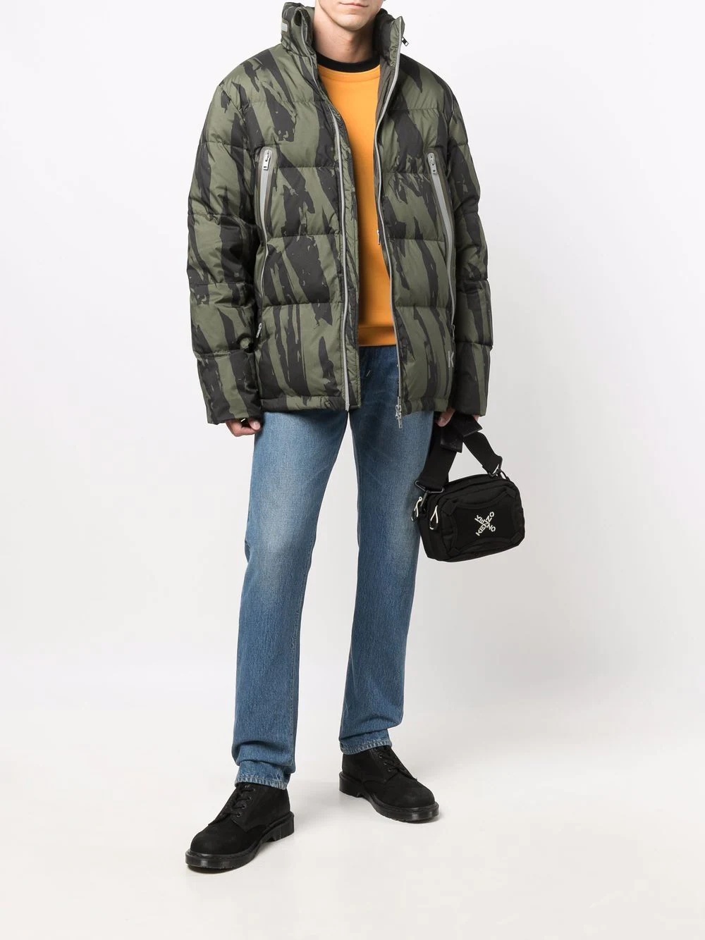 Pleat Camo-print puffer jacket - 2