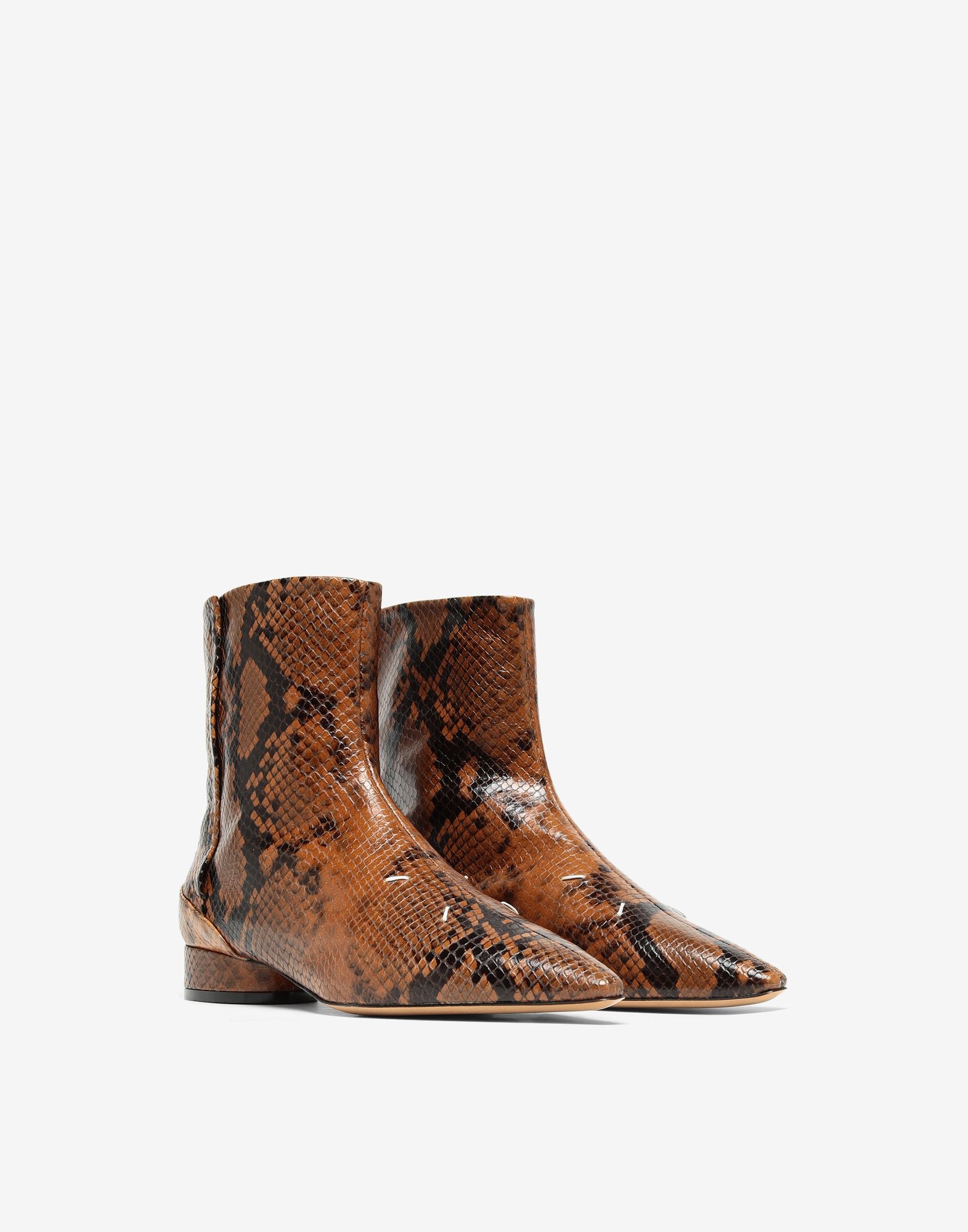 Kiki python-effect ankle boots - 2