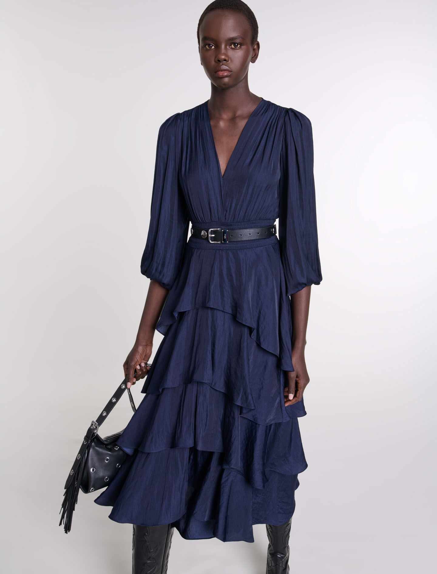 Ruffled maxi dress - 5