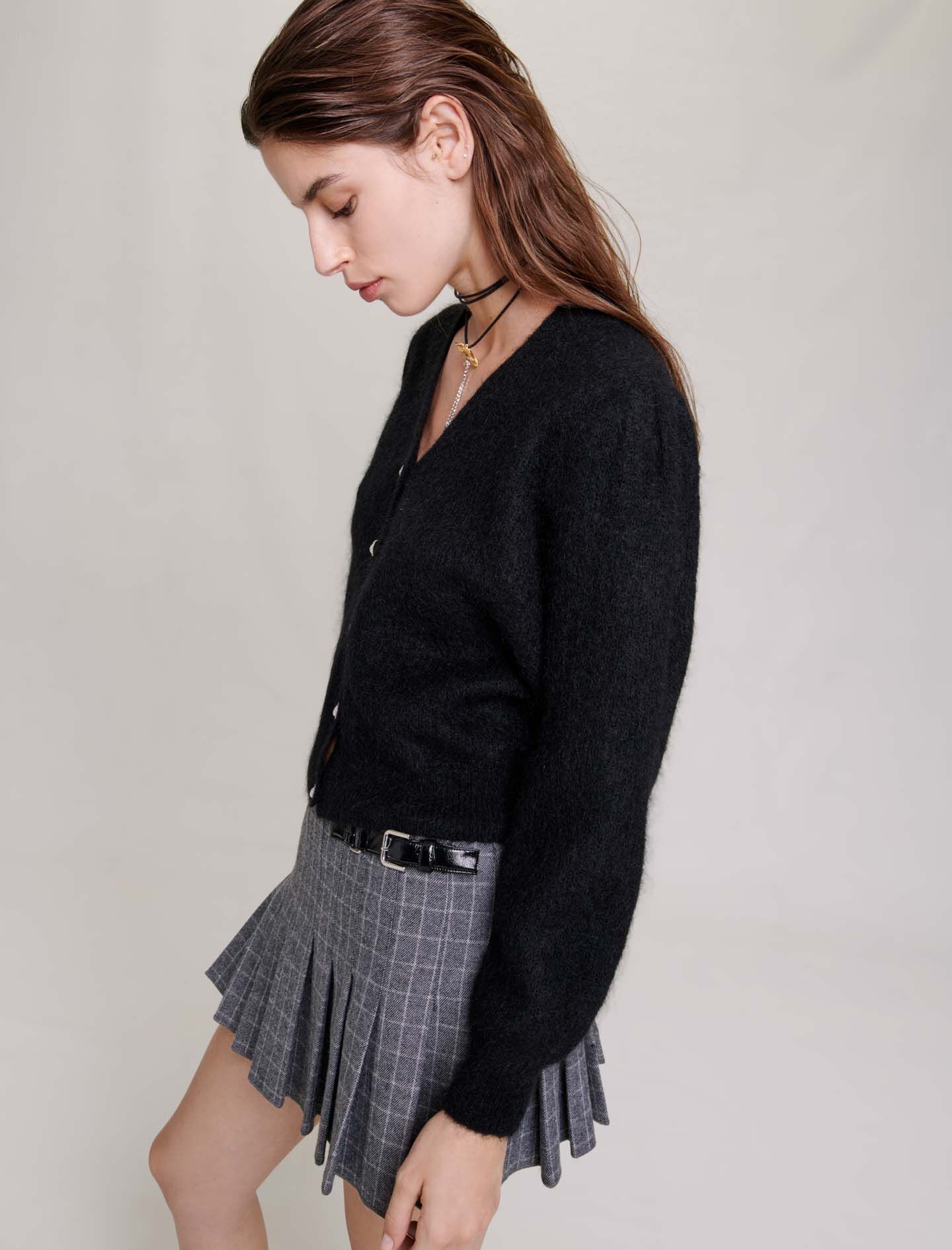 Wool and mohair cardigan - 7