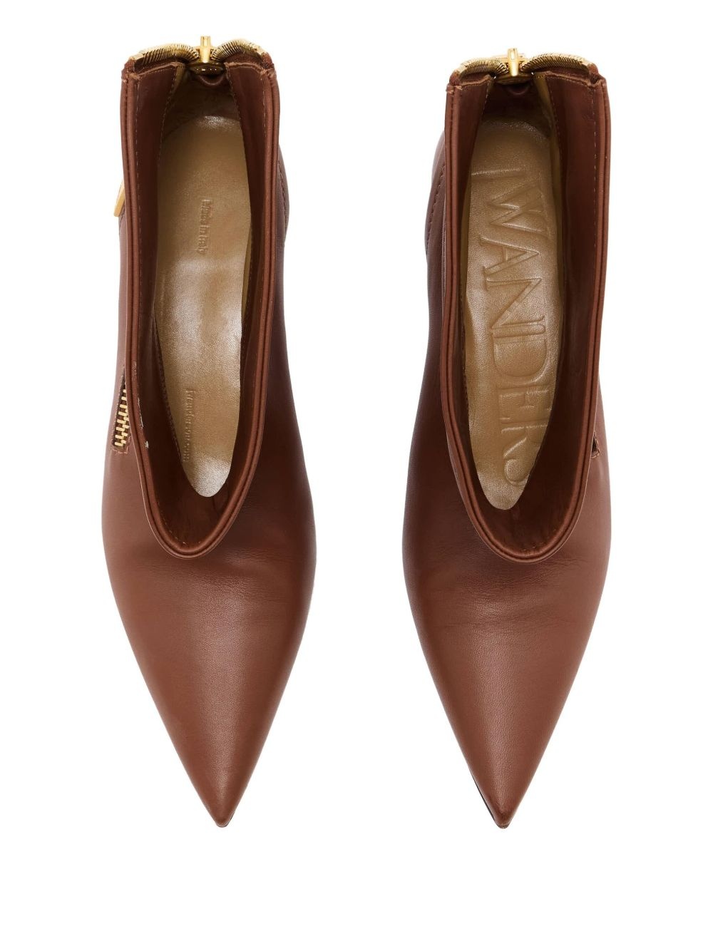 40mm leather ankle boots - 4