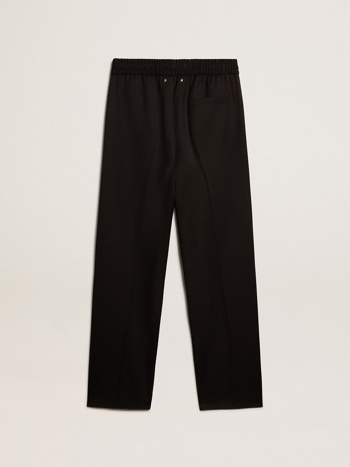 Men’s joggers in black wool - 5