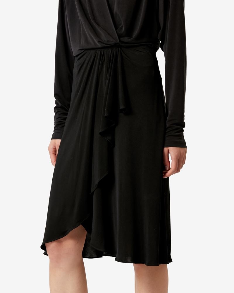 JACINTHE MIDI SILK SKIRT - 3