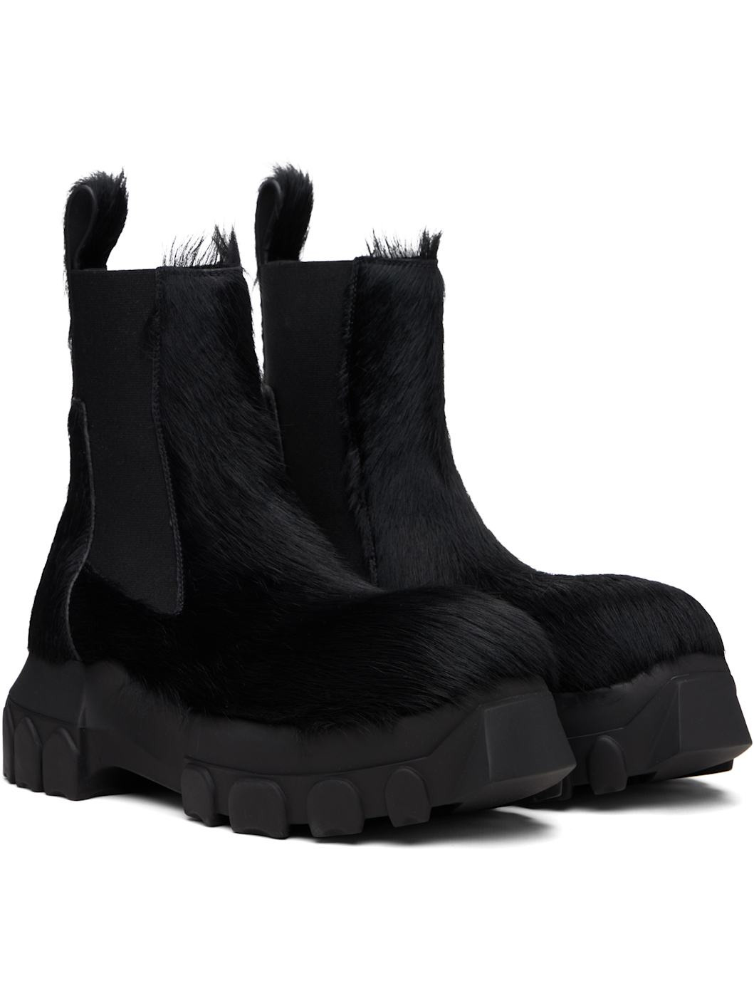 Black Concordians Beatle Bozo Tractors Boots - 4