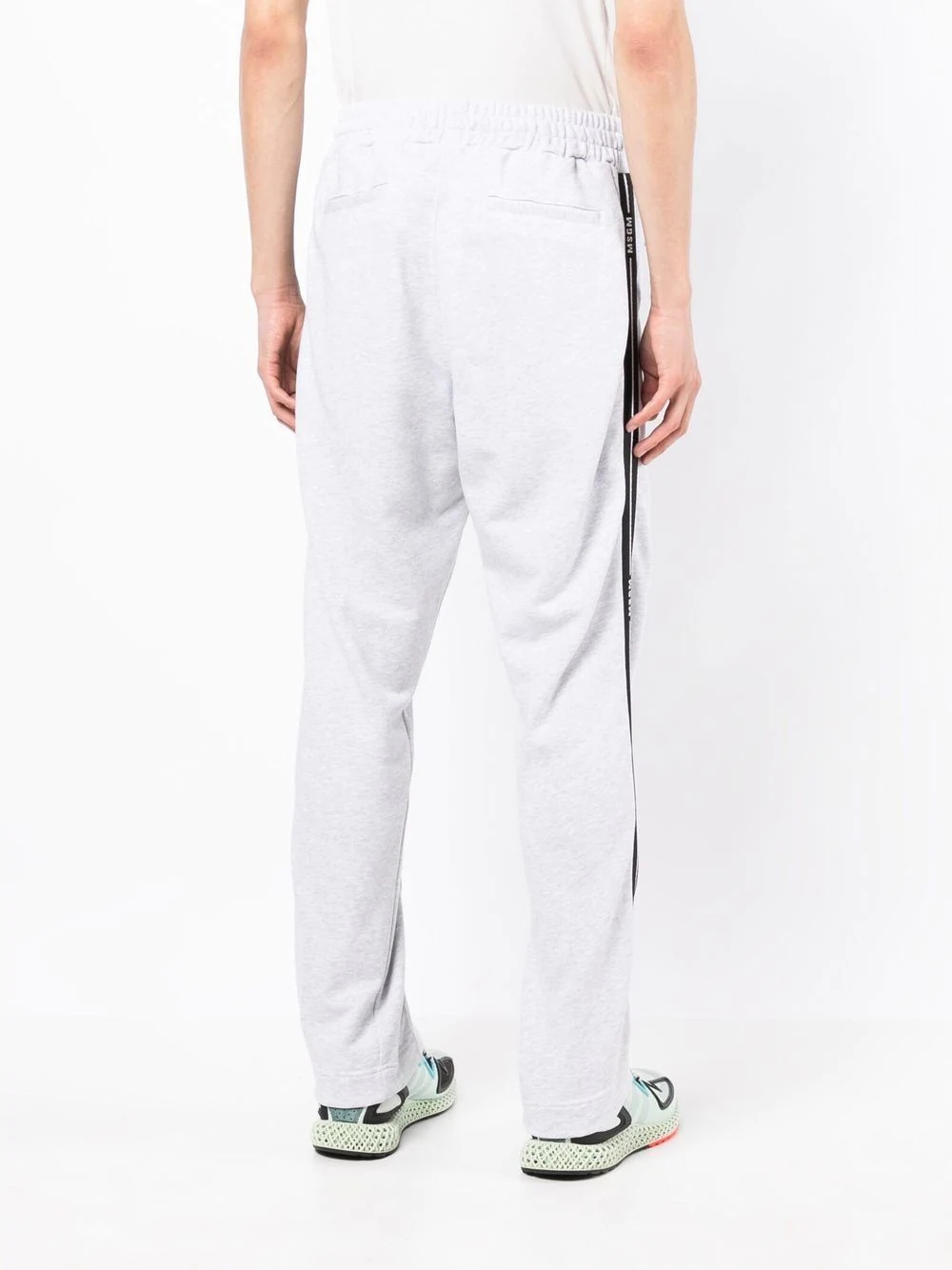 logo side-stripe track trousers - 4