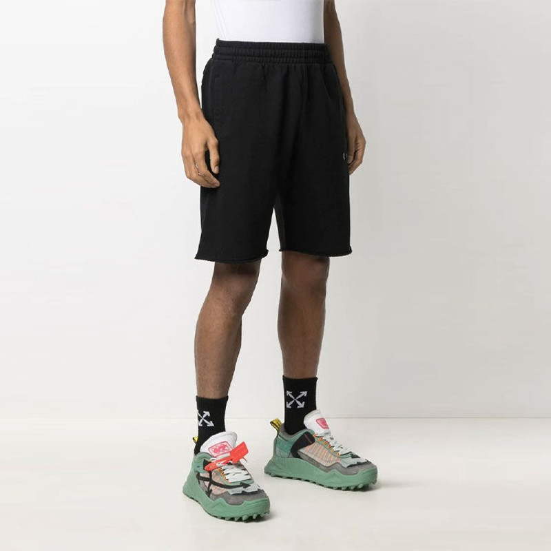Off-White Off-White Men's SS21 Logo Sports Shorts Black OMCI006R21FLE0051001 outlook