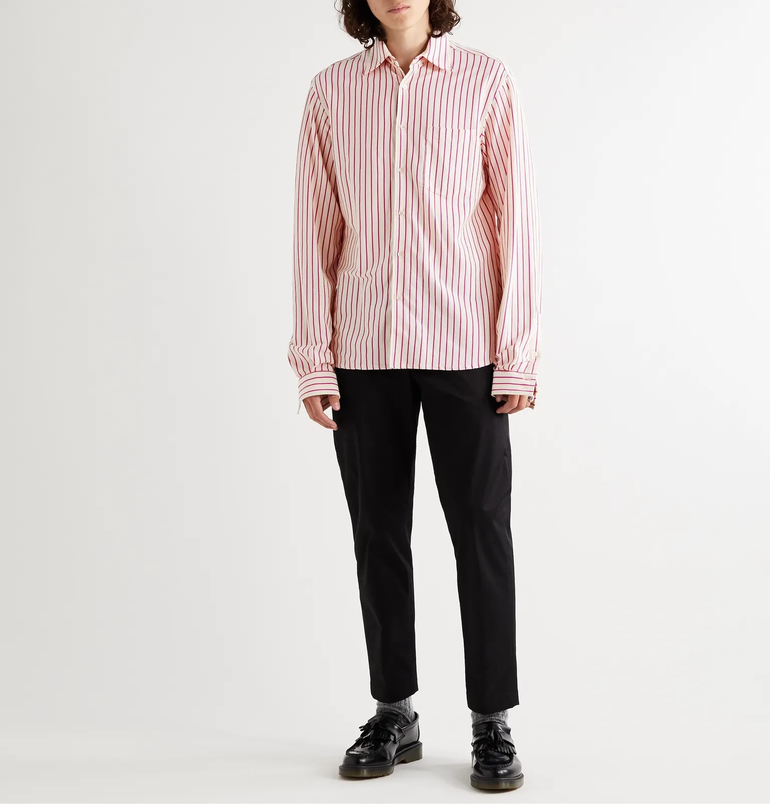 Striped Cotton Shirt - 2