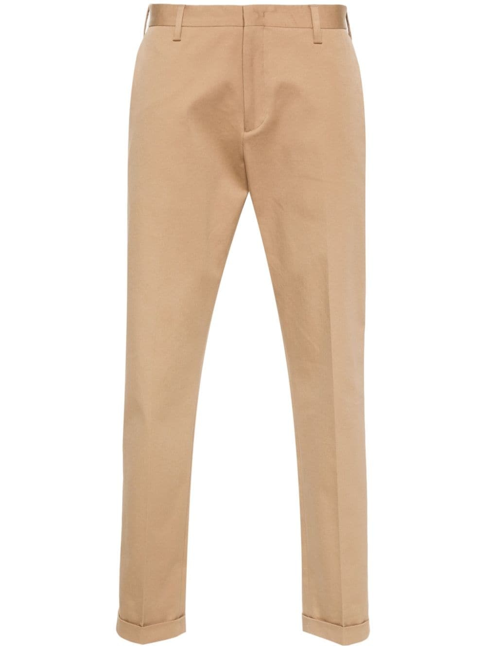 mid-rise slim-cut chino trousers - 1