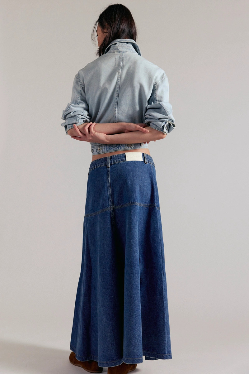 CLOSED Closed Long Denim Skirt outlook
