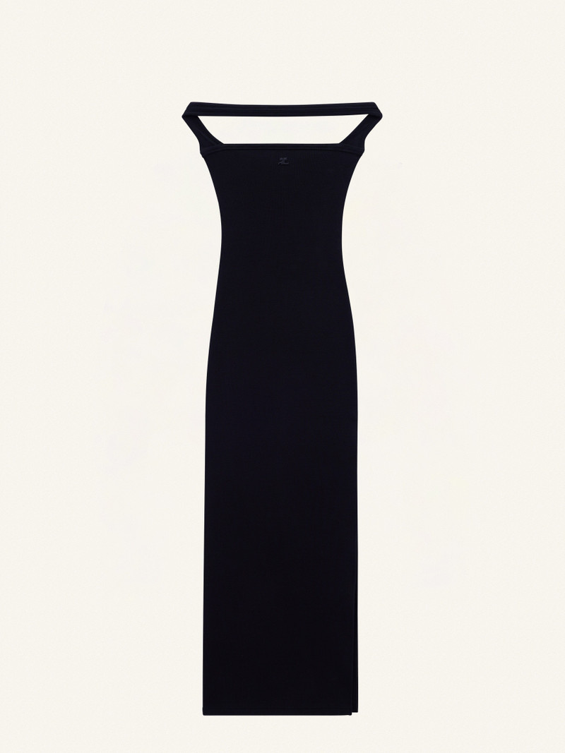 HYPERBOLE 90'S RIB LONG DRESS - 1