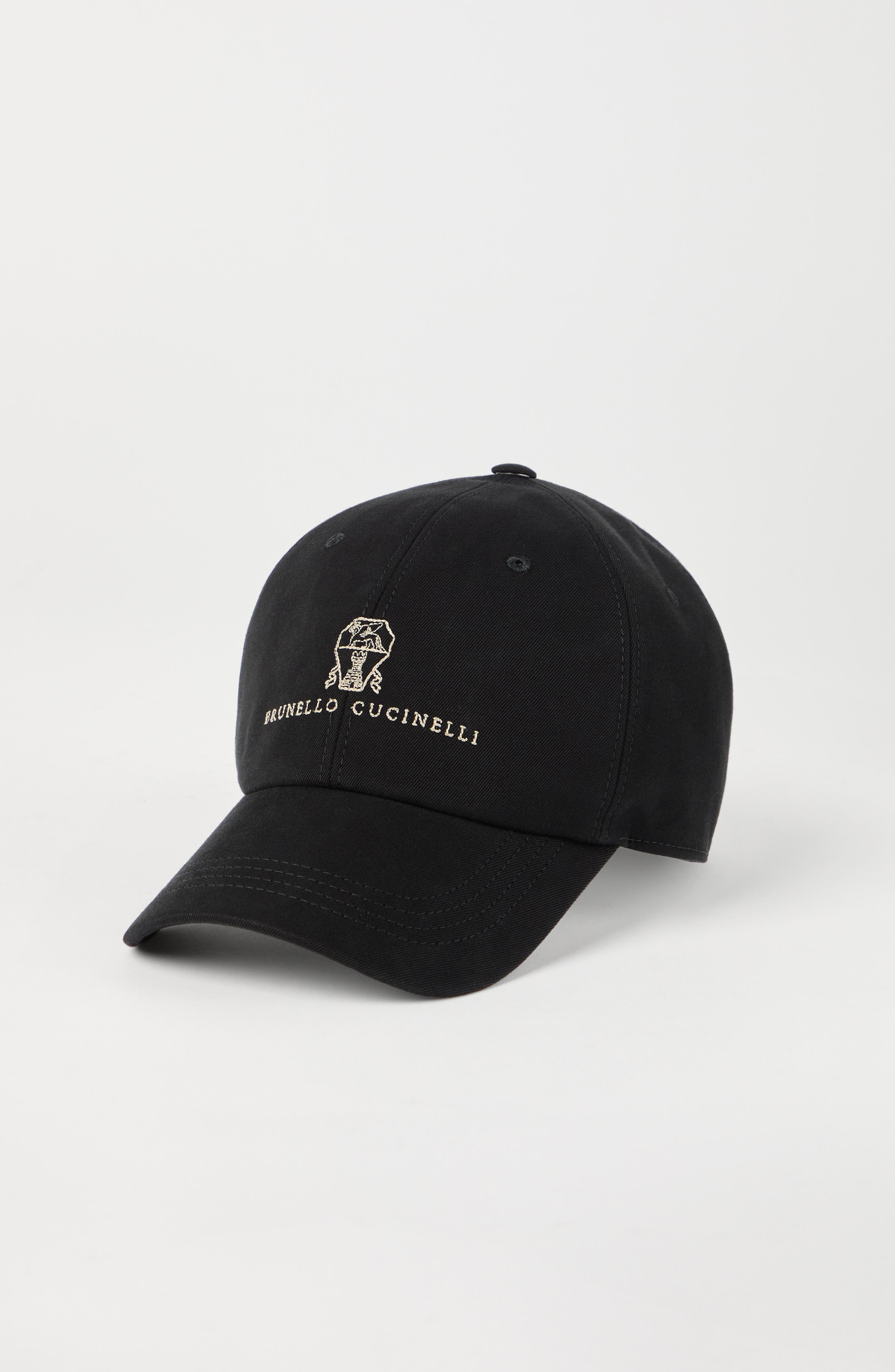 Brunello Cucinelli Baseball cap with embroidery in Black at Nordstrom - 2