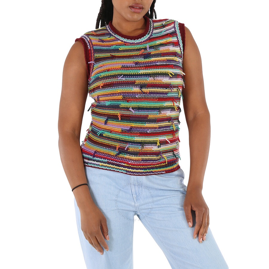 Chloe Ladies Multicolor Sleeveless Jumper - 3