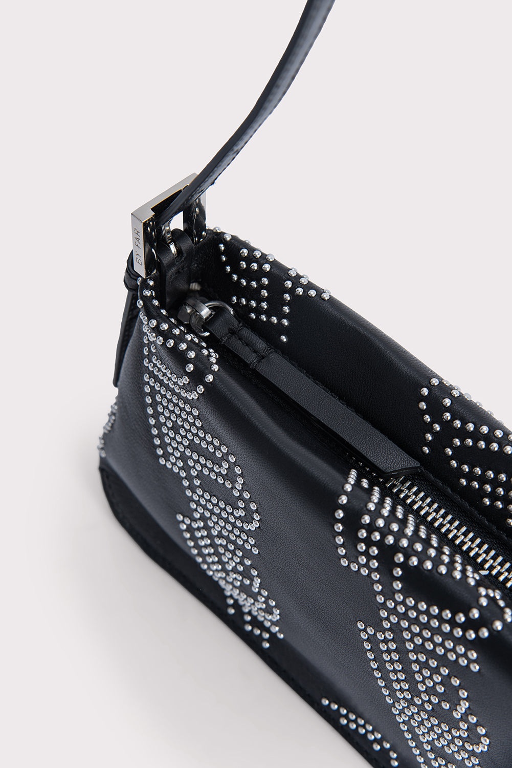 Dulce Black Stud Leather - 5
