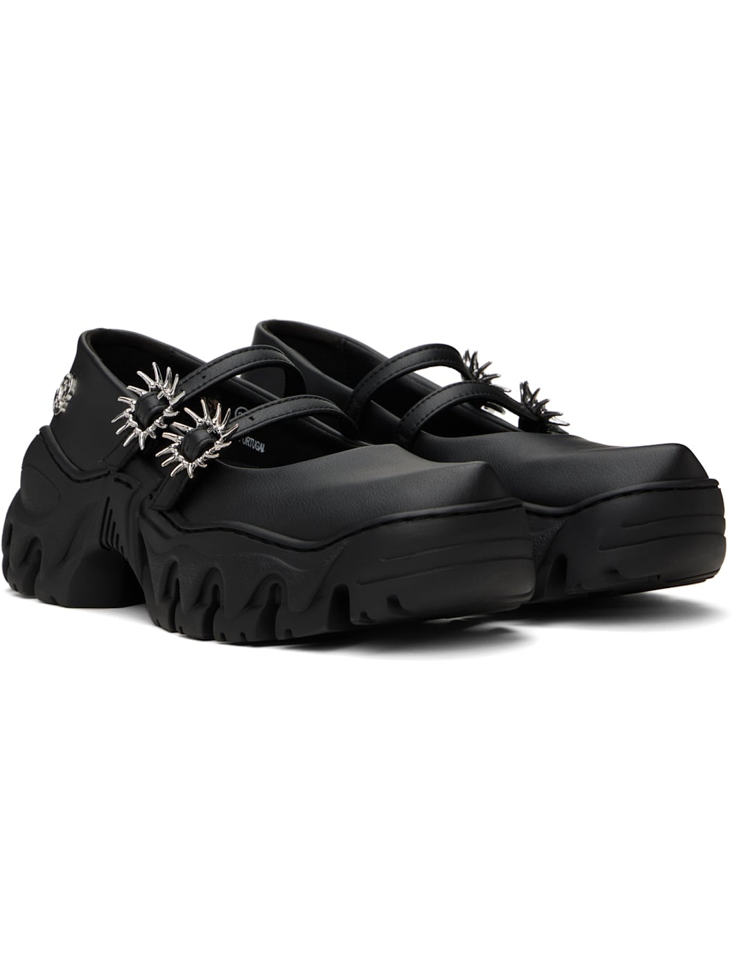 Black MJ Ballerina Flats - 4