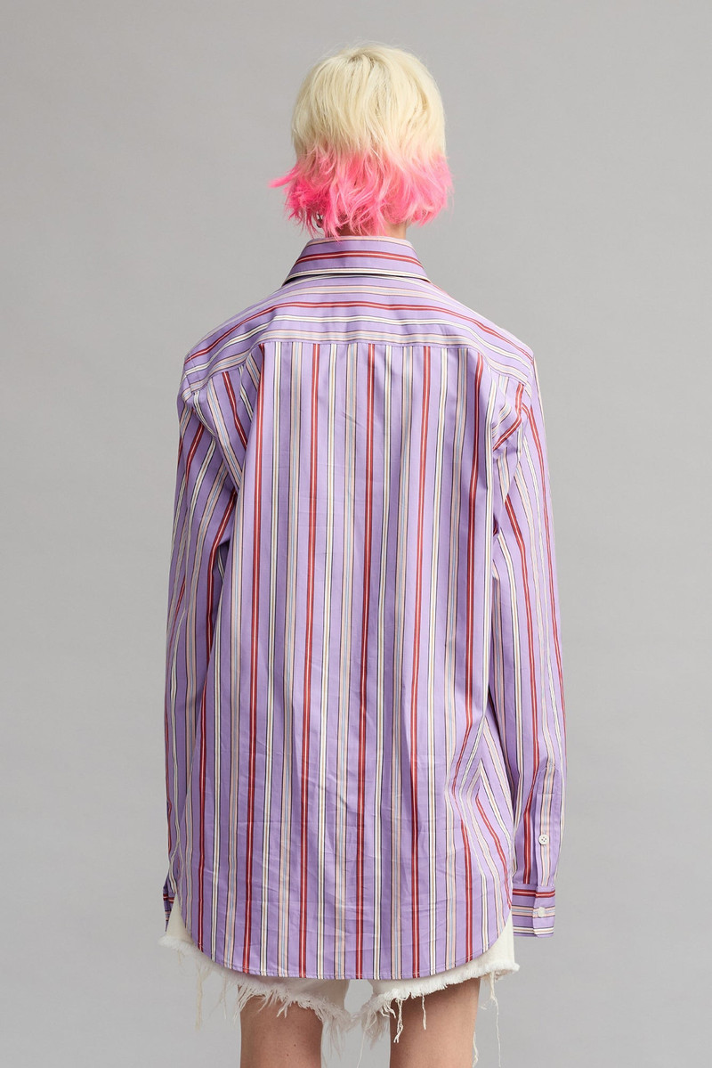RELAXED SHIRT WITH OVERSIZED COLLAR 3