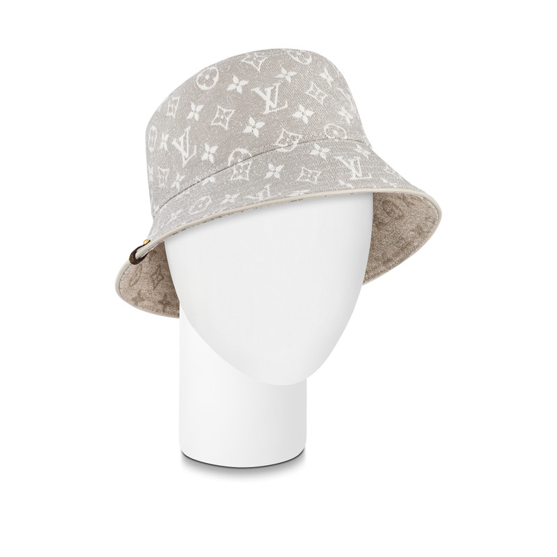 Monogram Jacquard Denim Bucket Hat 3