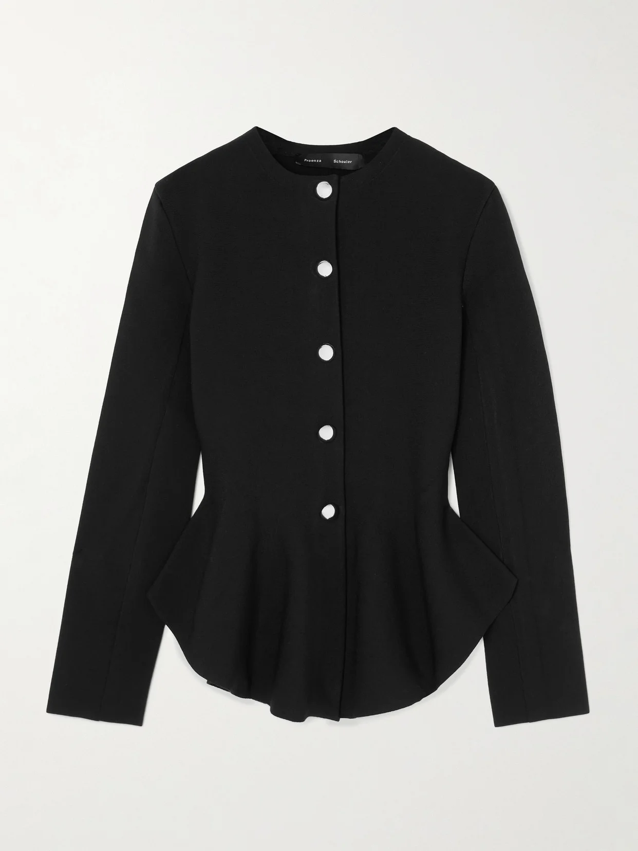 Dasha Knitted Peplum Jacket - 1