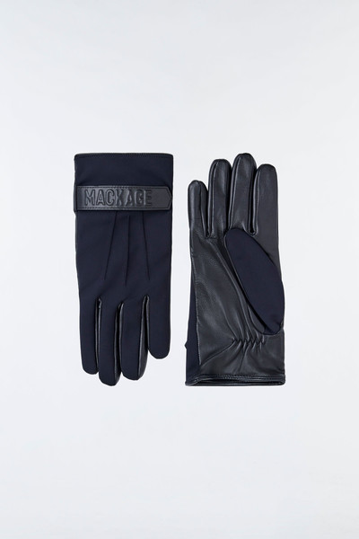 MACKAGE OZ (R)Leather and fleece glove with wrist tab outlook