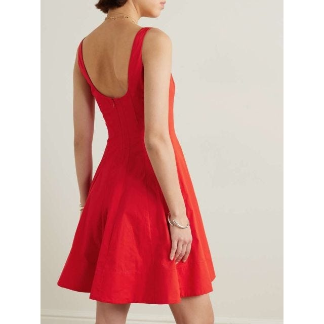 Red Mini Wells mini dress - 3