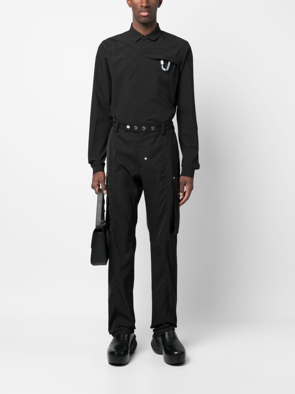 carabiner-detail plain shirt - 2