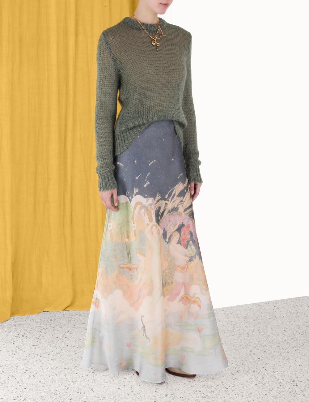 LYRICAL BIAS FLARE SKIRT - 3