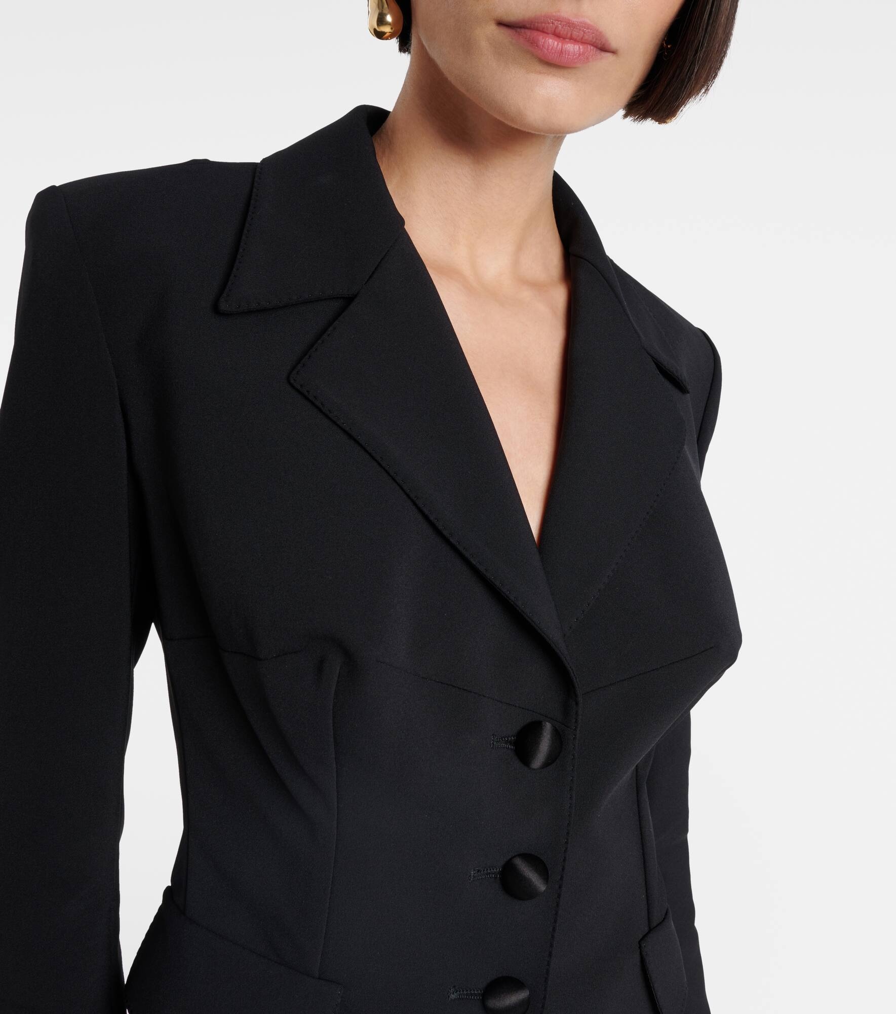 Cropped blazer - 4