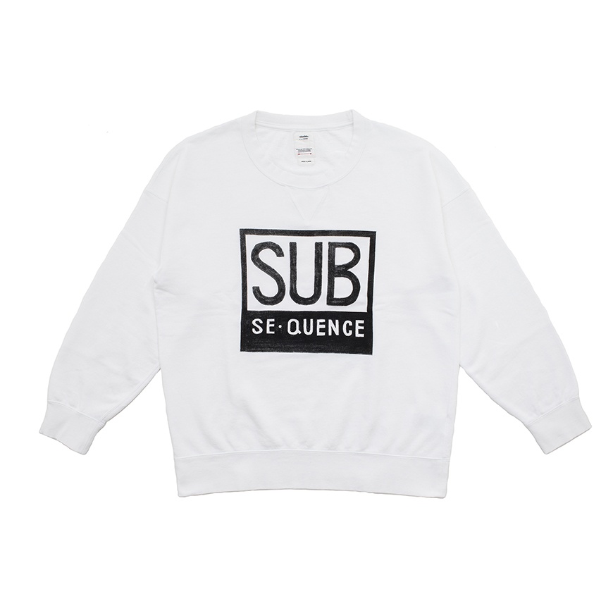 JUMBO SWEAT L/S (SUB) WHITE - 1