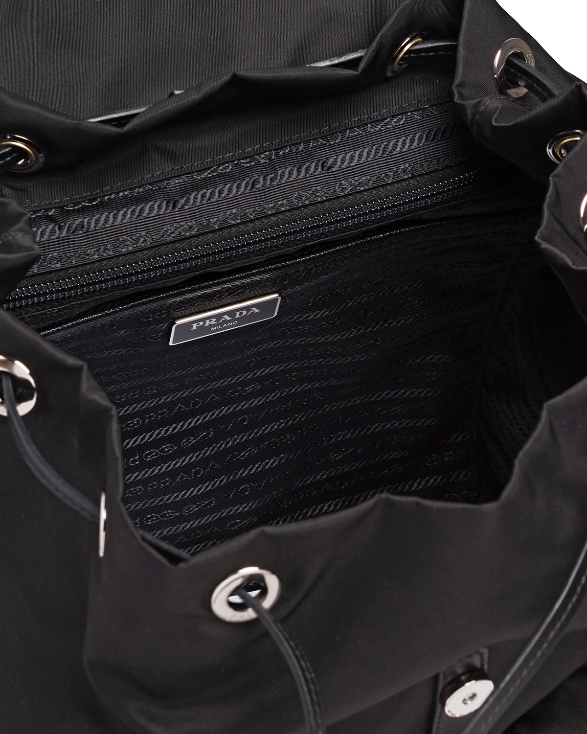 Prada Black Nylon Backpack - 5