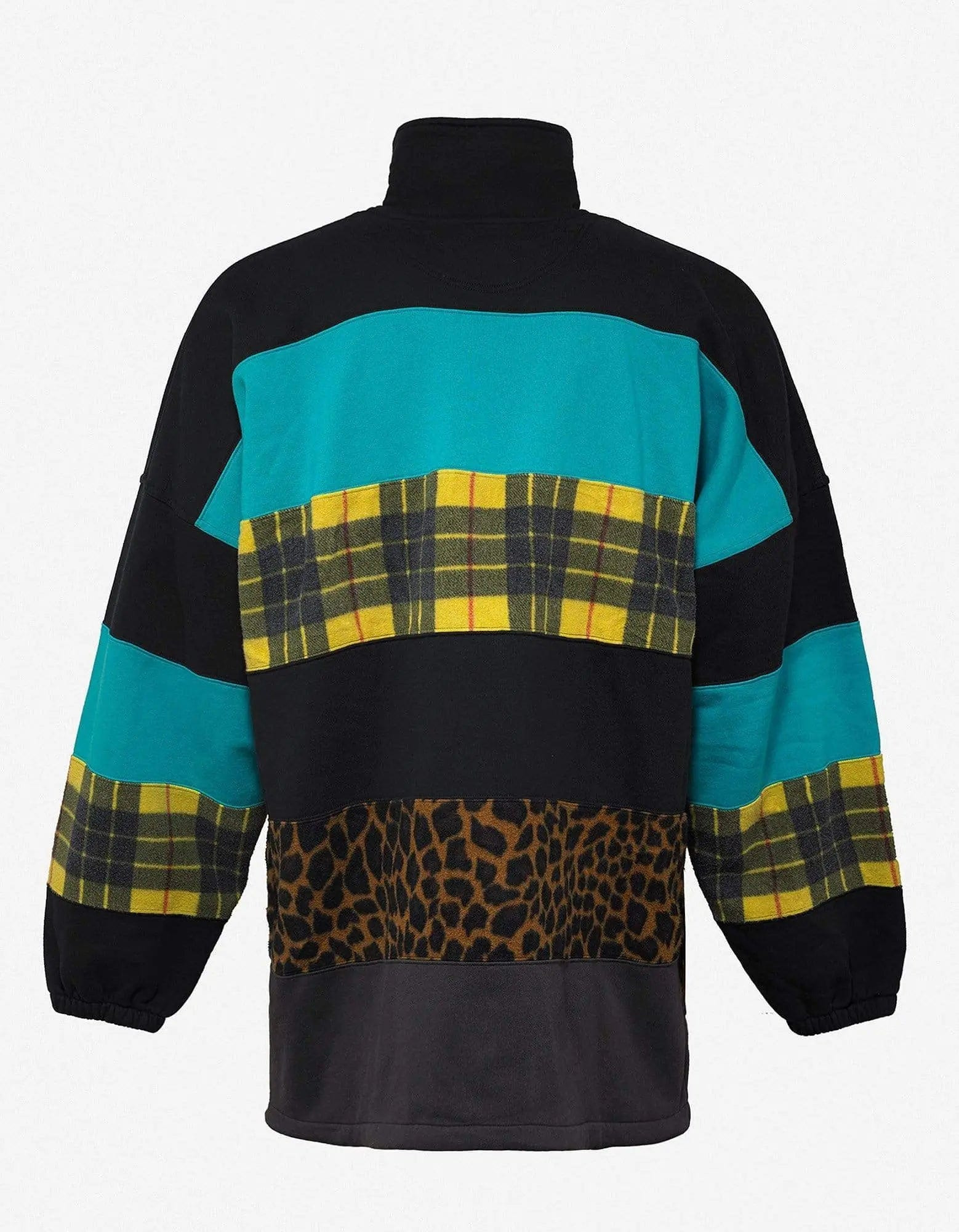 Balenciaga Multi-Panel Fleece & Felt Sweatshirt - 2