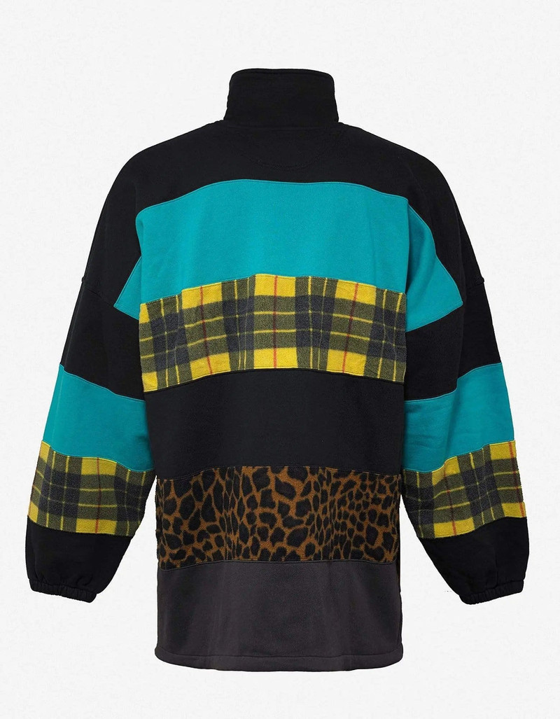 BALENCIAGA Balenciaga Multi-Panel Fleece & Felt Sweatshirt outlook