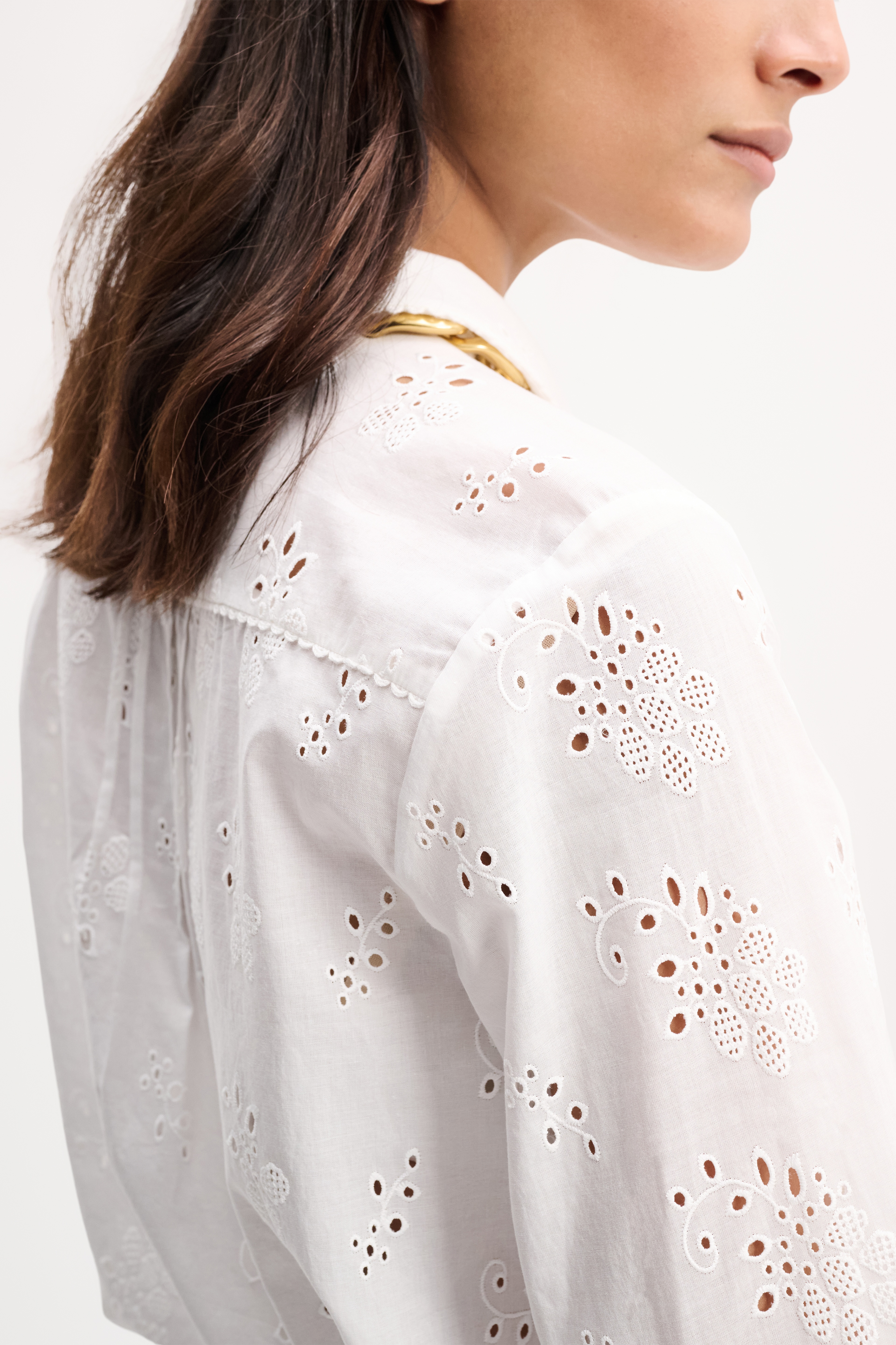 EMBROIDERED EASE blouse - 4