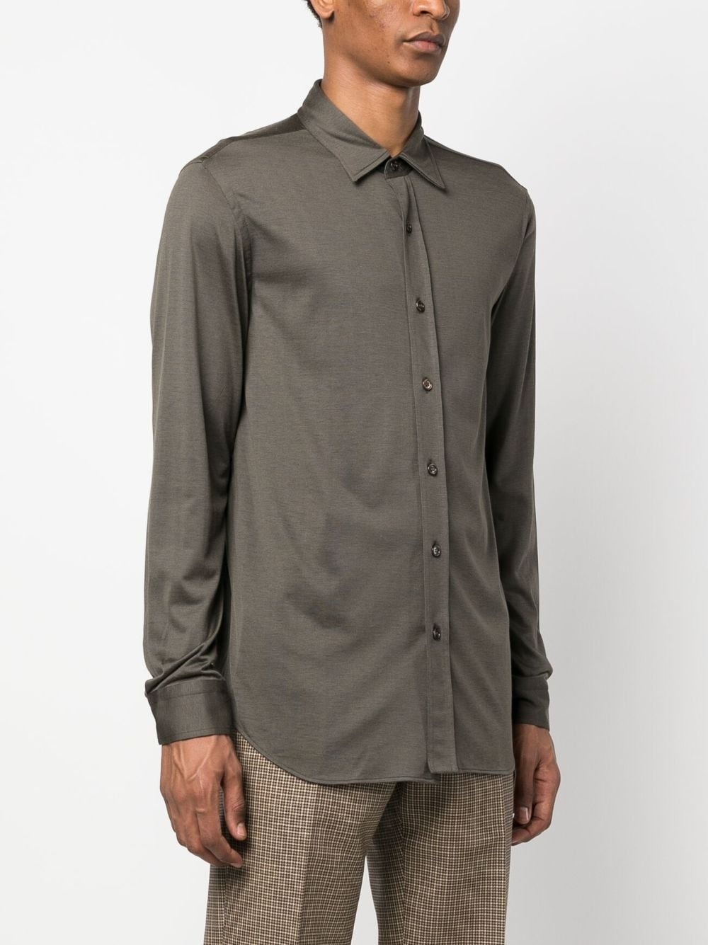 button-up long-sleeved shirt - 5